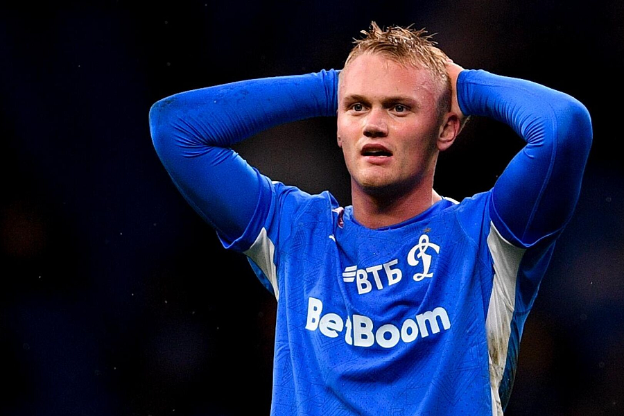 Фото: линия офсайда при отменённом голе «Динамо» в ворота «Спартака»